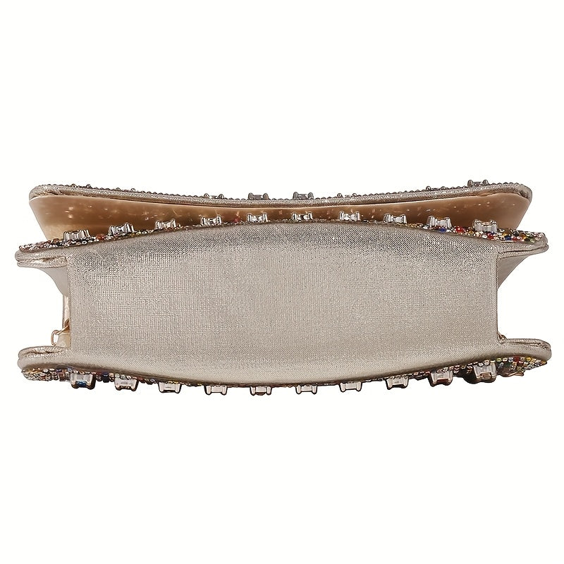 New Shiny Rhinestone Bracelet Evening Bag