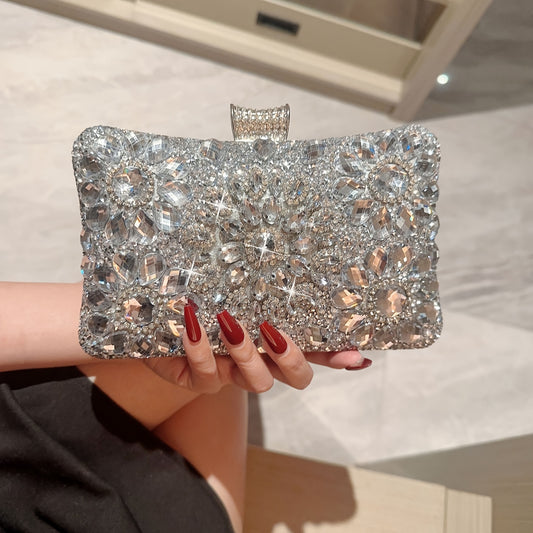 [Luxury Sparkling] Rhinestone Clutch Bag