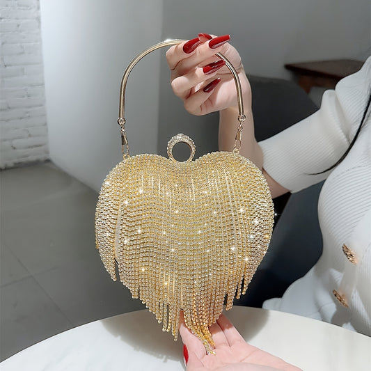 [Rhinestone Evening Clutch] Luxurious Rhinestone Women's Evening Clutch