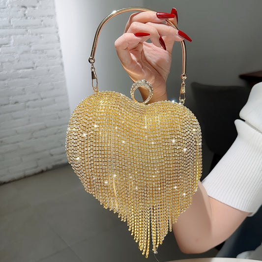 [Rhinestone Evening Clutch] Luxurious Rhinestone Women's Evening Clutch